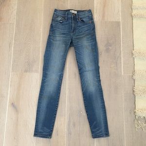 Madewell High Rise Skinny Jeans